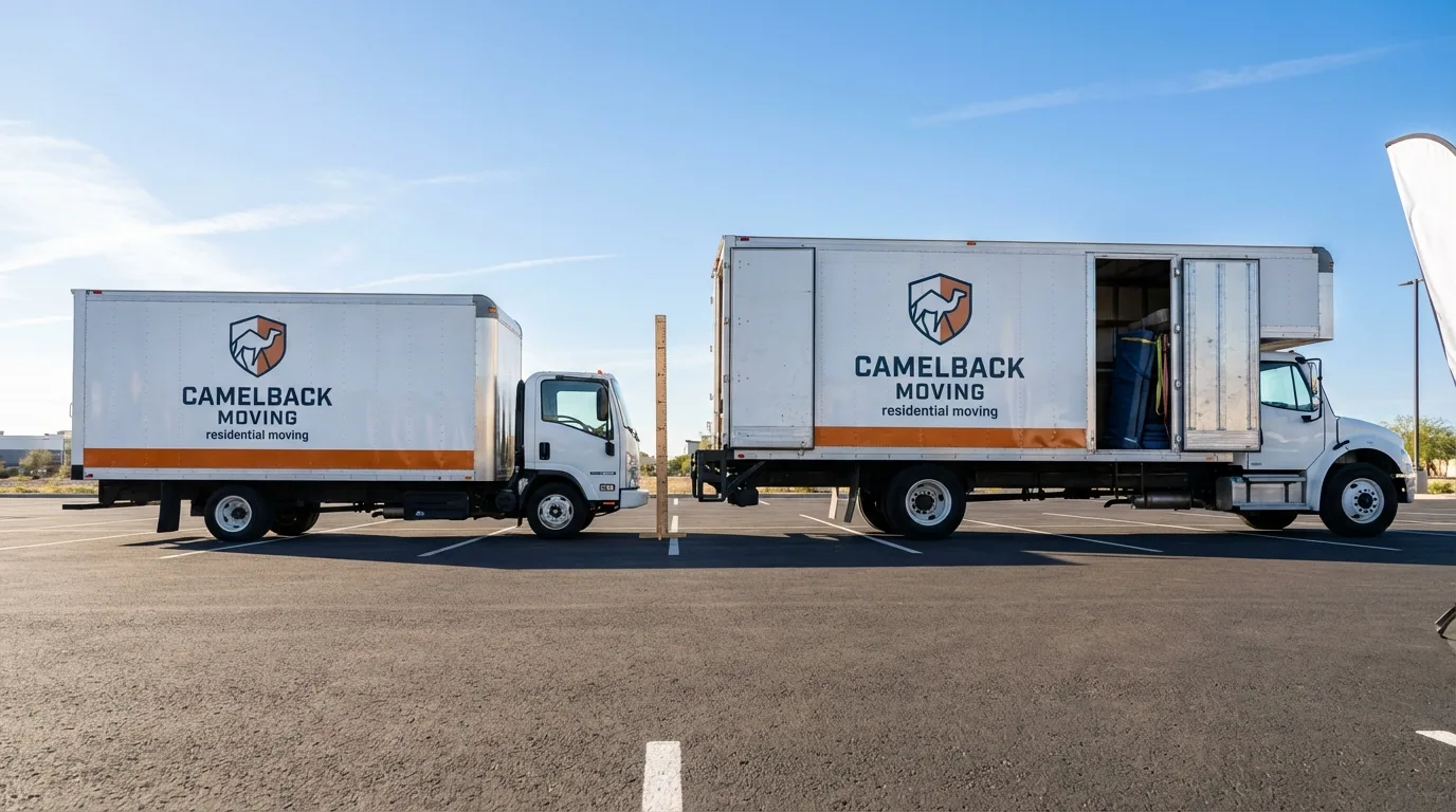 Moving truck size capacity guide in West Yarmouth